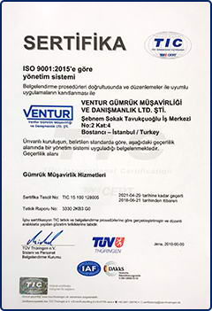 ISO 9001:2015 Türkçe